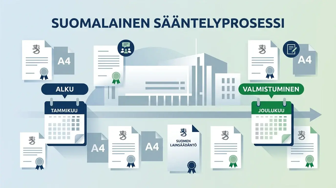 Suomen rahapelisääntelyn aikaraja kesäkuun 2027 lopusta heinäkuun 2027 alkuun